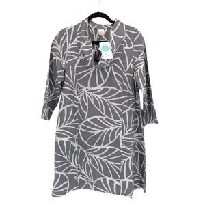 NEW Global Mamas Swing Dress Sz Large Organic Cotton Cowl Neck Canopy Fair Trade